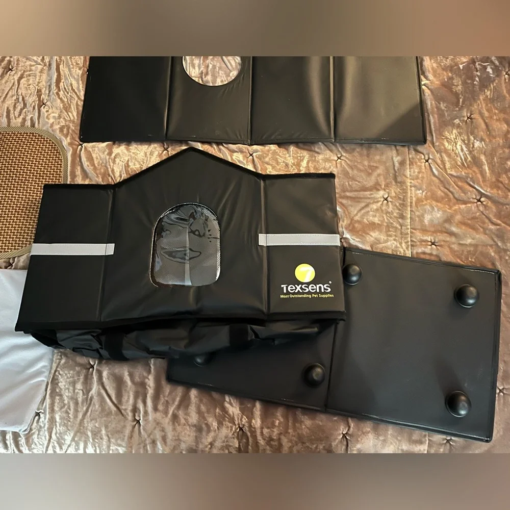 Texsens Black Pet Weatherproof House